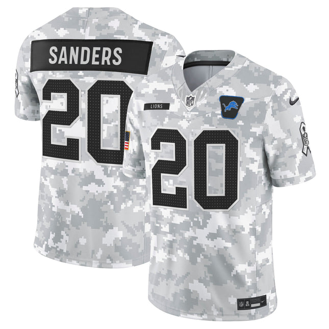 Men's Detroit Lions 2025 Salute to Service Vapor Limited Jersey - All Stitched