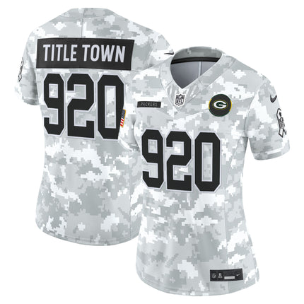 Women's Green Bay Packers 2025 Salute to Service Vapor Limited Jersey - All Stitched