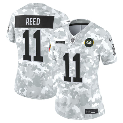 Women's Green Bay Packers 2025 Salute to Service Vapor Limited Jersey - All Stitched