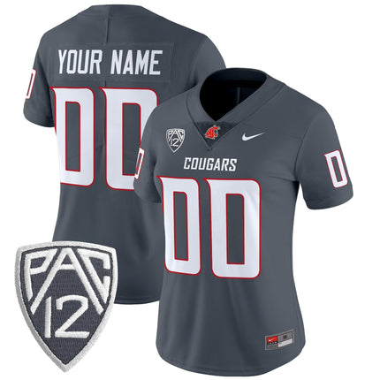 Washington State Cougars 2025 Vapor Limited Custom Jersey V2 - All Stitched
