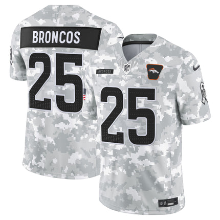 Men's Denver Broncos 2025 Salute to Service Vapor Limited Jersey - All Stitched