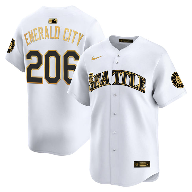 Men's Seattle Mariners 2025 Vapor Premier Limited Jersey V2 - All Stitched