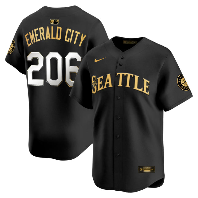 Men's Seattle Mariners 2025 Vapor Premier Limited Jersey V2 - All Stitched