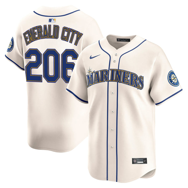 Men's Seattle Mariners 2025 Vapor Premier Limited Jersey V2 - All Stitched