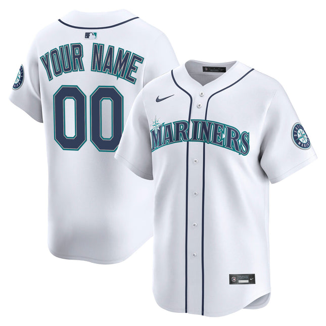 Seattle Mariners 2025 Vapor Premier Limited Custom Jersey V2 - All Stitched