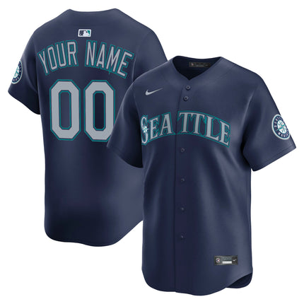 Seattle Mariners 2025 Vapor Premier Limited Custom Jersey V2 - All Stitched