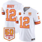 White / Tom Brady - 12 / S