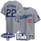 Gray / Clayton Kershaw - 22 / S