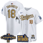White 2025 Gold / Yoshinobu Yamamoto - 18 / S