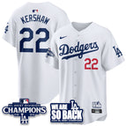 White / Clayton Kershaw - 22 / S