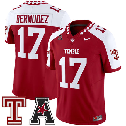 Men's Temple Owls 2025 Vapor Limited Jersey - All Stitched