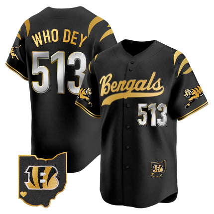 Men's Cincinnati Bengals 2025 Vapor Limited Baseball Jersey V2 - All Stitched