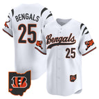 White / #25 Bengals / S
