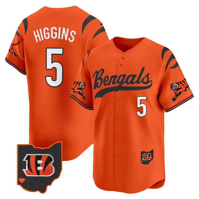 Men's Cincinnati Bengals 2025 Vapor Limited Baseball Jersey V2 - All Stitched