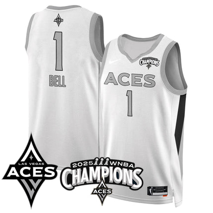Men's Las Vegas Aces 2025 WNBA Championship Jersey - All Stitched