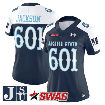 Women's Jackson State Tigers 2025 Vapor Limited Jersey V2 - All Stitched