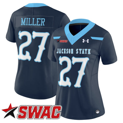 Women's Jackson State Tigers 2025 Vapor Limited Jersey V2 - All Stitched