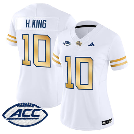 Women's Georgia Tech Yellow Jackets 2025 Vapor Limited Jersey - All stitched