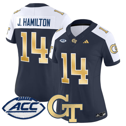 Women's Georgia Tech Yellow Jackets 2025 Vapor Limited Jersey - All stitched