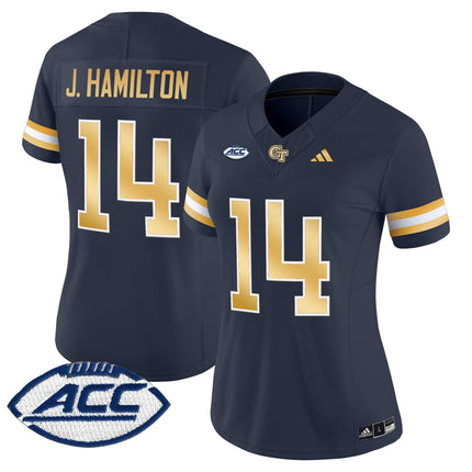 Women's Georgia Tech Yellow Jackets 2025 Vapor Limited Jersey - All stitched