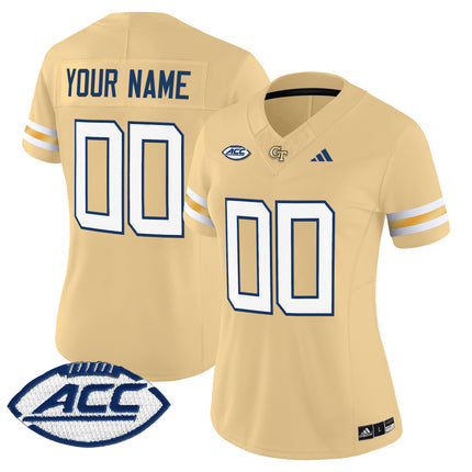 Georgia Tech Yellow Jackets 2025 Vapor Limited Custom Jersey - All stitched