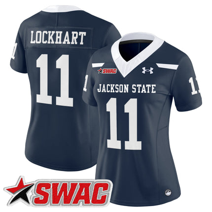 Women's Jackson State Tigers 2025 Vapor Limited Jersey - All Stitched