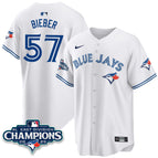 White / Shane Bieber - 57 / S