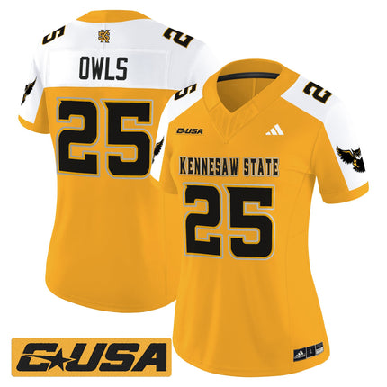 Women's Kennesaw State Owls 2025 Vapor Limited Jersey - All Stitched