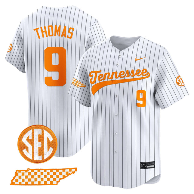 Men's Tennessee Volunteers 2025 Vapor Baseball Jersey - All Stitched