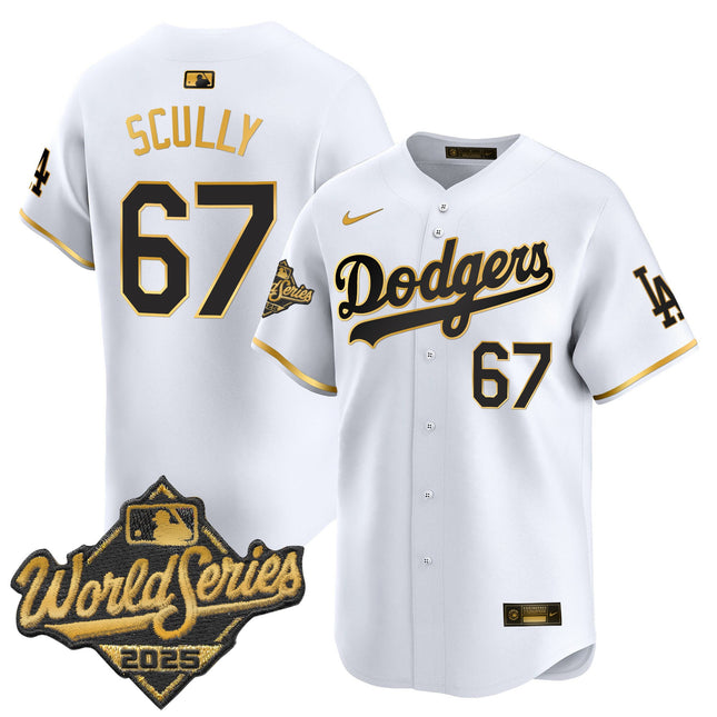 Men's Dodgers 2025 World Series Vapor Premier Limited Jersey - All Stitched