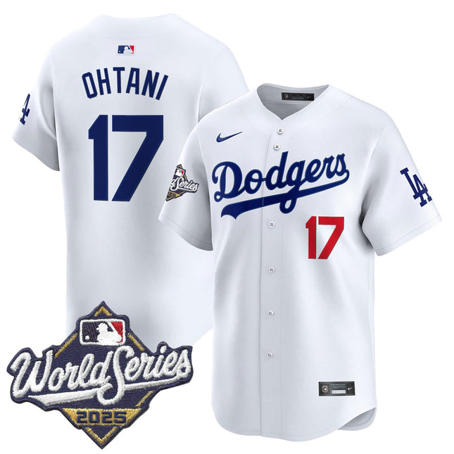 Men's Dodgers 2025 World Series Vapor Premier Limited Jersey - All Stitched