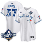 White / Shane Bieber - 57 / S