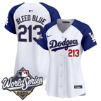 White Alternate / Bleed Blue 213 / S