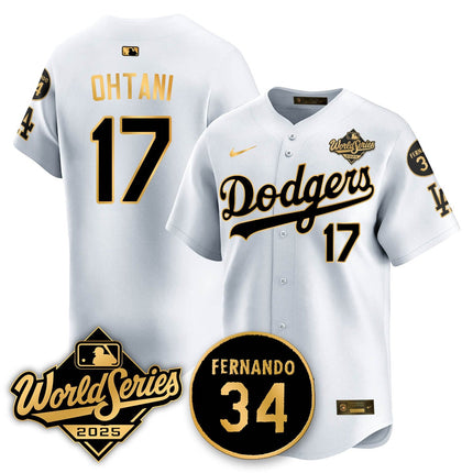Los Angeles Dodgers 2025 National League Champions Jersey - All Stitched