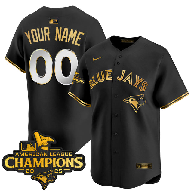 Toronto Blue Jays 2025 American League Champions Vapor Premier Limited Custom Jersey - All Stitched