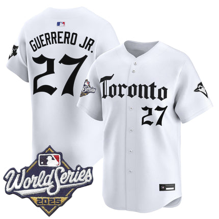 Men's Toronto Blue Jays 2025 World Series Vapor Premier Limited Jersey - Gothic North Edition - All Stitched