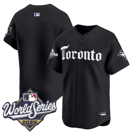Men's Toronto Blue Jays 2025 World Series Vapor Premier Limited Jersey - Gothic North Edition - All Stitched