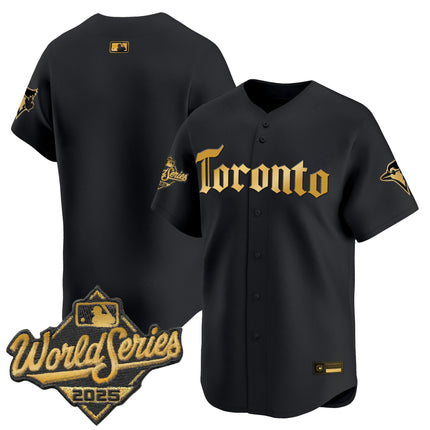 Men's Toronto Blue Jays 2025 World Series Vapor Premier Limited Jersey - Gothic North Edition - All Stitched
