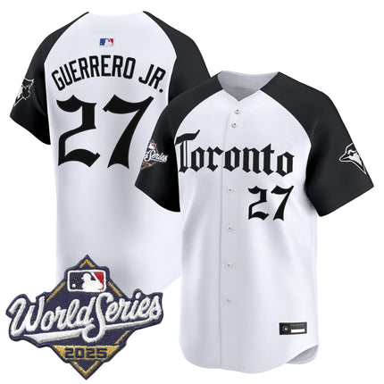 Men's Toronto Blue Jays 2025 World Series Vapor Premier Limited Jersey - Gothic North Edition - All Stitched