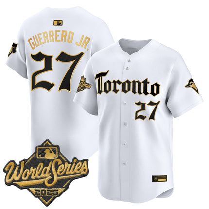Men's Toronto Blue Jays 2025 World Series Vapor Premier Limited Jersey - Gothic North Edition - All Stitched