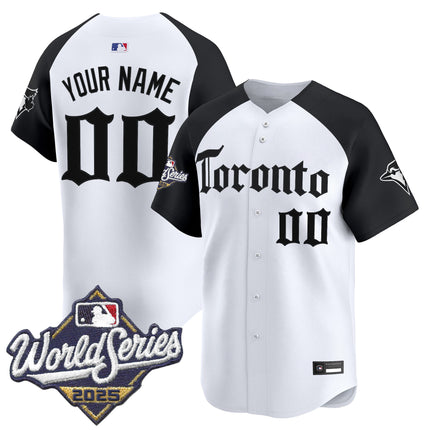 Toronto Blue Jays 2025 World Series Vapor Premier Limited Custom Jersey - Gothic North Edition - All Stitched