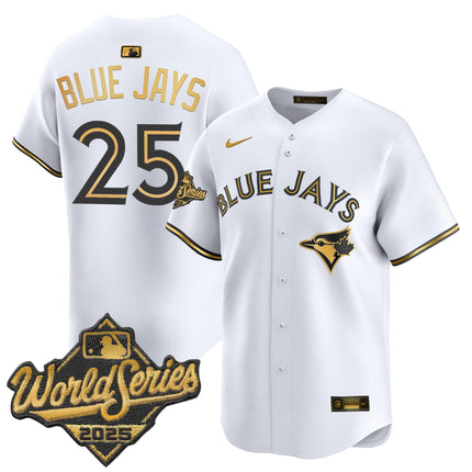 Men's Toronto Blue Jays 2025 World Series Vapor Premier Limited Jersey - All Stitched