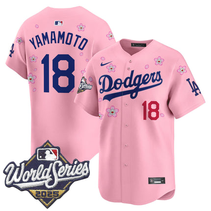 Men's Dodgers 2025 World Series x Tokyo Series Vapor Premier Limited Jersey - Stitched