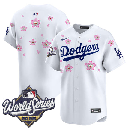 Men's Dodgers 2025 World Series x Tokyo Series Vapor Premier Limited Jersey - Stitched
