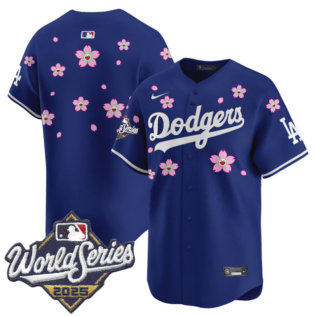 Men's Dodgers 2025 World Series x Tokyo Series Vapor Premier Limited Jersey - Stitched