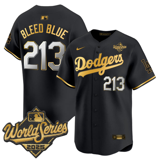 Men's Dodgers 2025 World Series Vapor Premier Limited Jersey V2 - All Stitched