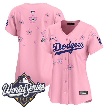 Women's Dodgers 2025 World Series x Tokyo Series Vapor Premier Limited Jersey - Stitched