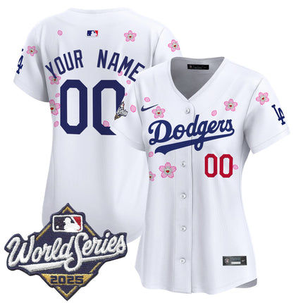 Dodgers 2025 World Series x Tokyo Series Vapor Premier Limited Custom Jersey - All Stitched