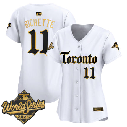 Women's Toronto Blue Jays 2025 World Series Vapor Premier Limited Jersey - Gothic North Edition - All Stitched