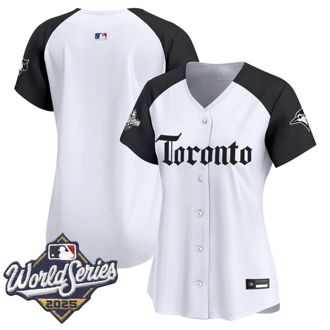Women's Toronto Blue Jays 2025 World Series Vapor Premier Limited Jersey - Gothic North Edition - All Stitched